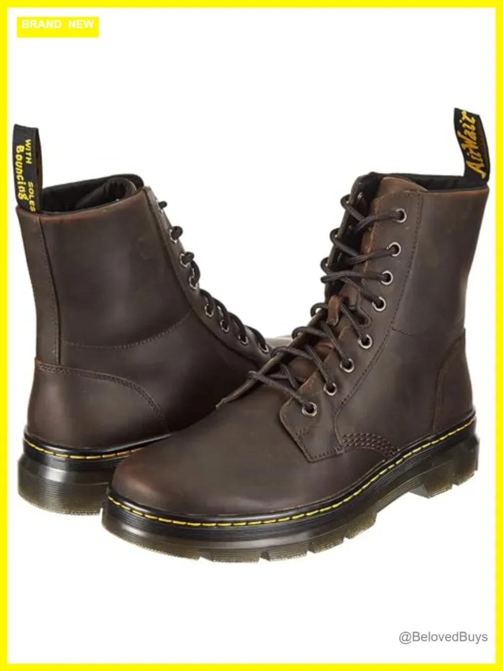 Ankle Boots Crazy Horse Leather Lace-Up Round Toe Chukka